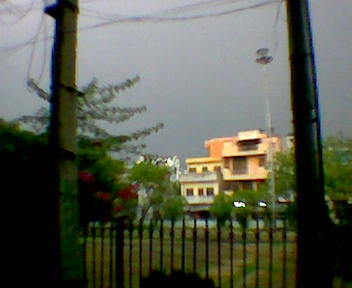 Dark Skies while it Rained & Lightening Flashed!!