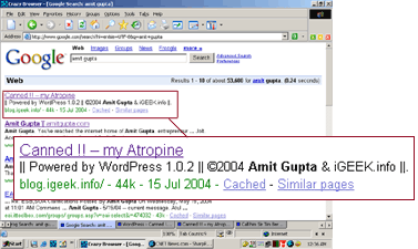 No.1 Amit Gupta on Internet, as per Google